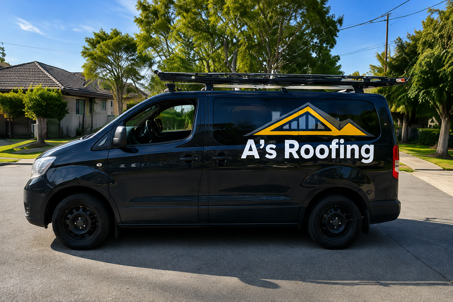 A's Roofing Mobile Service Vehicle